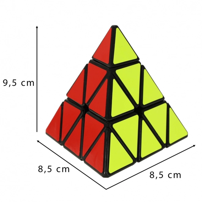 Puzzle hra PYRAMINX puzzle kostka 9,7 cm