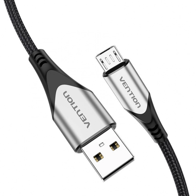 USB kabel Vention s rychlým nabíjením 0,25m šedý