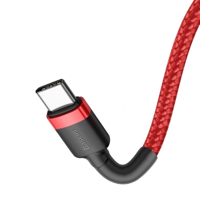 Baseus Cafule PD2.0 60W bleskové nabíjení USB pro kabel typu C (20V 3A) 2m Red