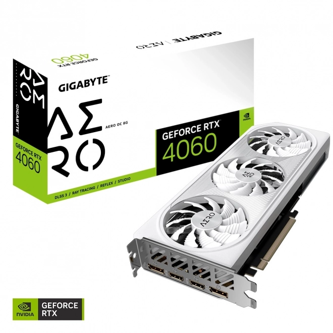 Grafická karta GeForce RTX 4060 AERO OC 8G GDDR6 128bit 2DP/2HDMI