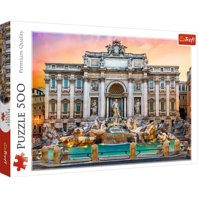 Puzzle - Fontanna di Trevi, Řím 500 ks