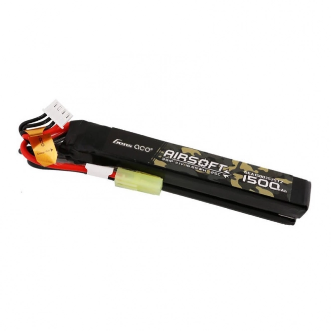 Gens ace 25C 1500mAh 3S1P 11.1V Nunchuck 2X Airsoft Gun Lipo baterie s T konektorem