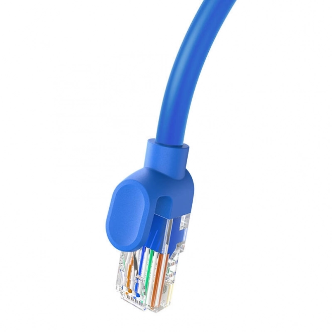 Kulatý kabel Baseus Ethernet RJ45, Cat.6, 0,5 m (modrý)