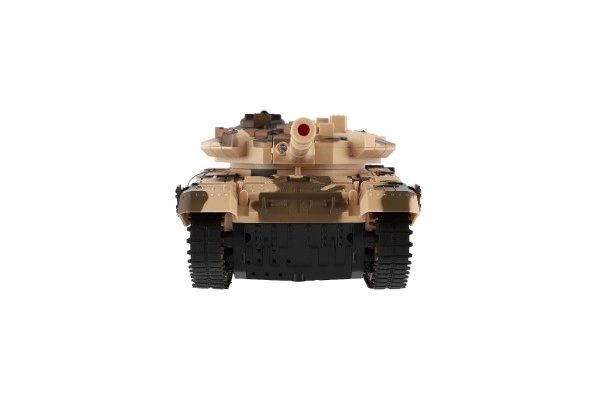 Tank RC plast 27cm 40MHz na baterie+dobíjecí pack se zvukem v krabici 37x17x19cm