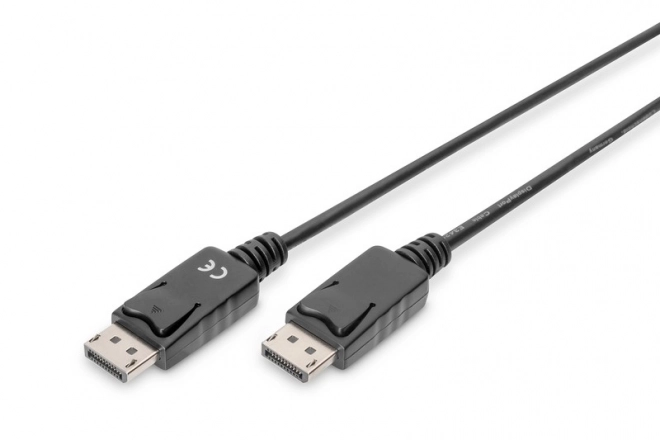 Propojovací kabel DisplayPort s 1080p 60Hz FHD zacvakávací typ DP/DP M/M černý 1m