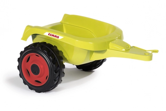 Šlapací traktor CLAAS Arion 400 s vozíkem zelený