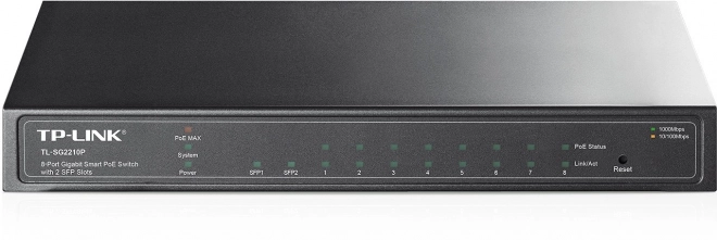 Přepínač SG2210P 8x1GB 2xSFP PoE