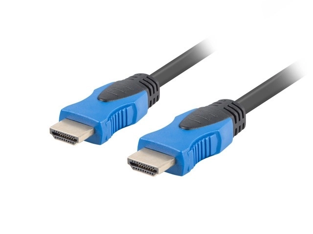 Kabel HDMI M/M v2.0 4K z pevné mědi 7,5 m černý