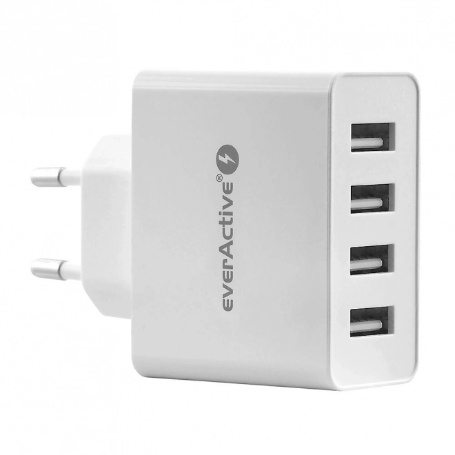 Chytrá nabíječka 4x USB 5A Iq White