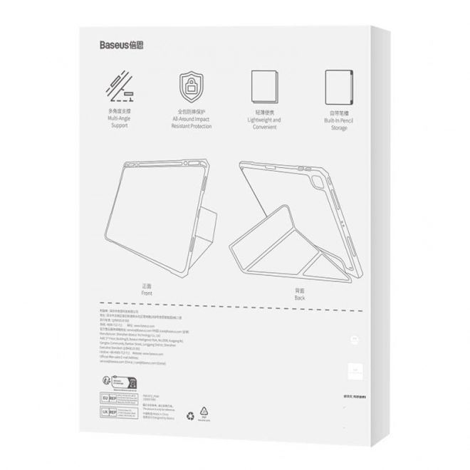 Ochranné pouzdro Baseus Minimalist pro iPad Pro 12,9" 2020/2021/2022 (světle modré)