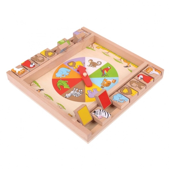 Bigjigs Toys Ruleta se zvířátky