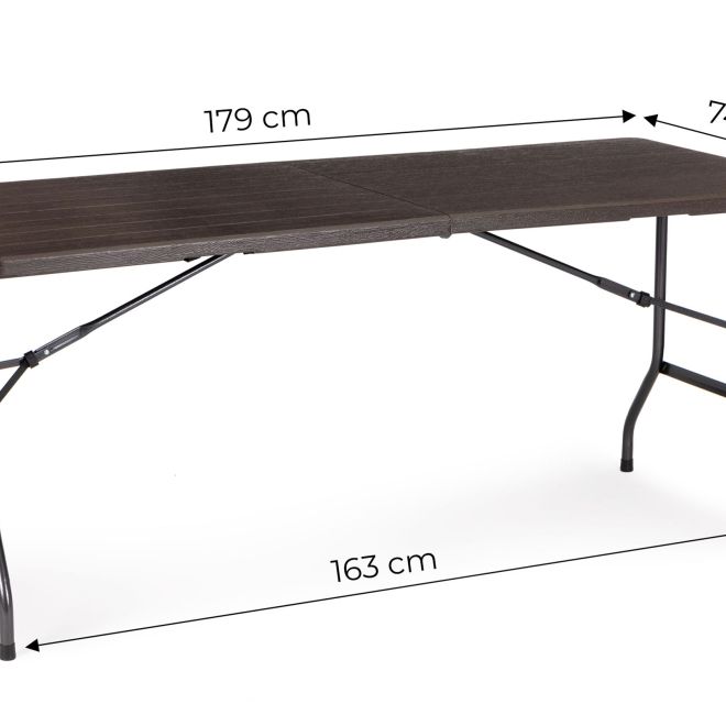 Skládací zahradní banketový cateringový stůl 180 cm