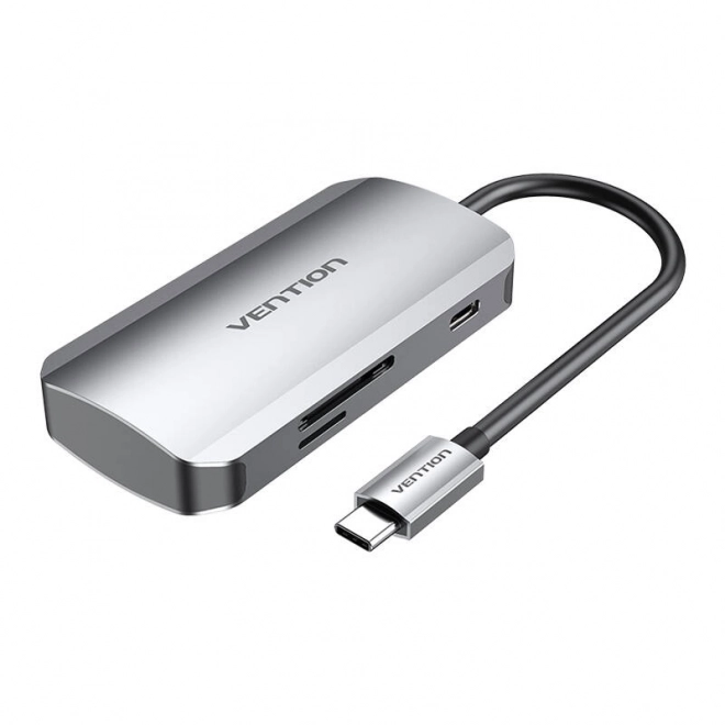 USB-C dokovací stanice 3x USB3.0 s SD, TF, PD