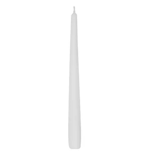 Kuželová svíčka bílá - sada 40 ks