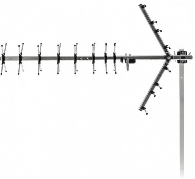 Venkovní anténa SDA 611 DVB-T2/T Zisk 12dB, Imp 75OHm, 4G LTE