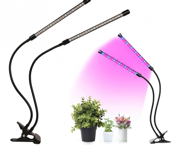 2x lampa pro růst rostlin 20 led 20w