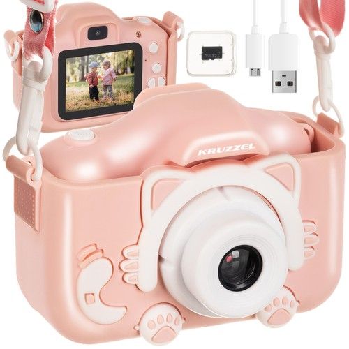 Kruzzel růžový digitální fotoaparát AC22296