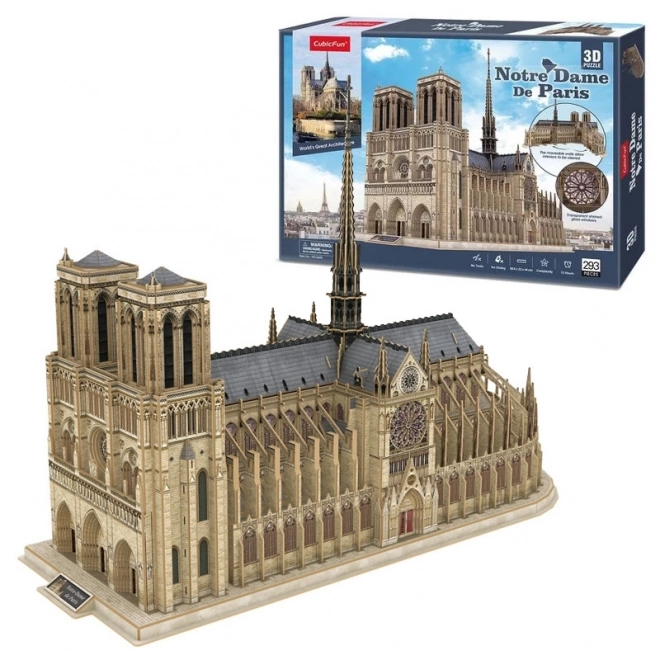 3D puzzle Katedrála Notre-Dame