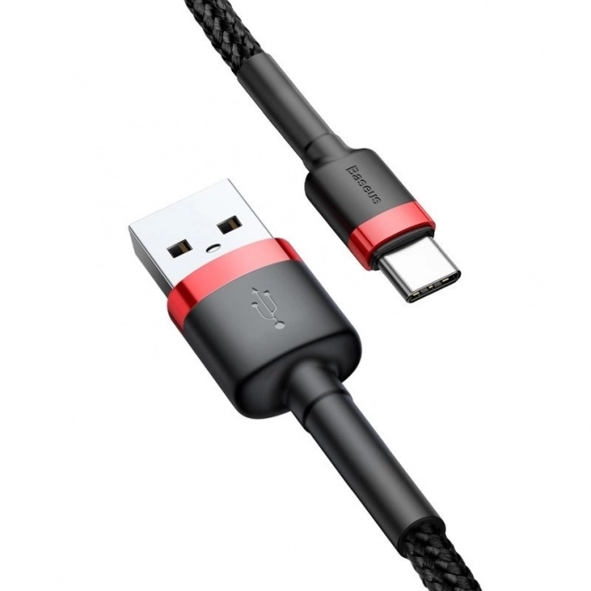 Baseus Cafule USB-C kabel 2A 3m - černo-červený