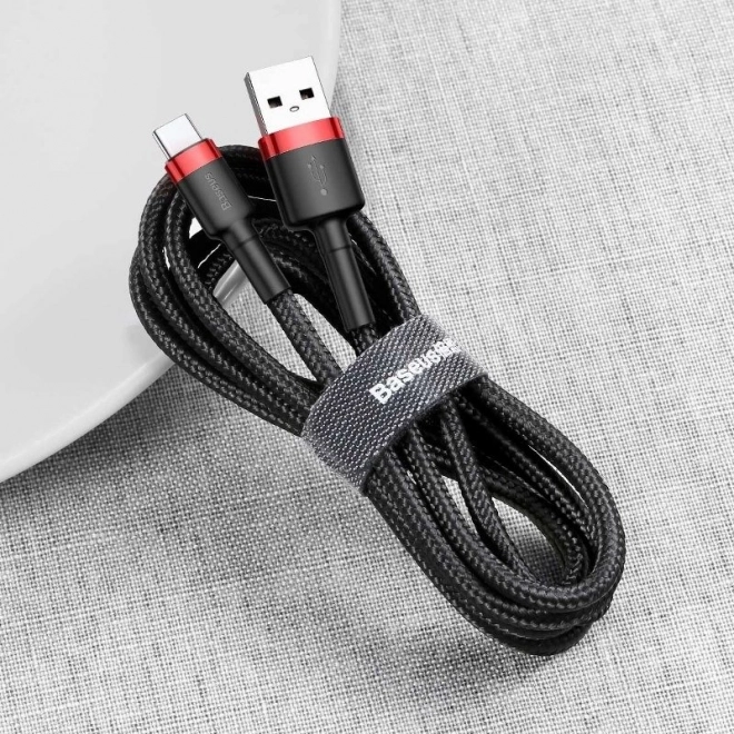 Baseus Cafule USB-C kabel 2A 3m - černo-červený