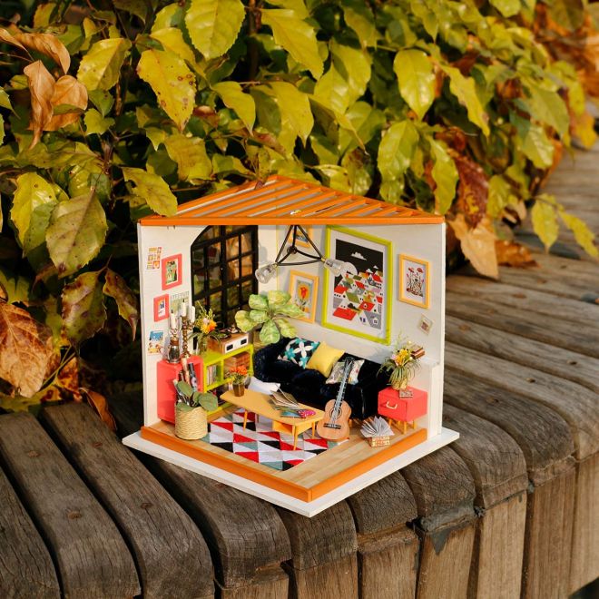 Obývací pokoj Locus - DIY Miniaturní domeček pro panenky