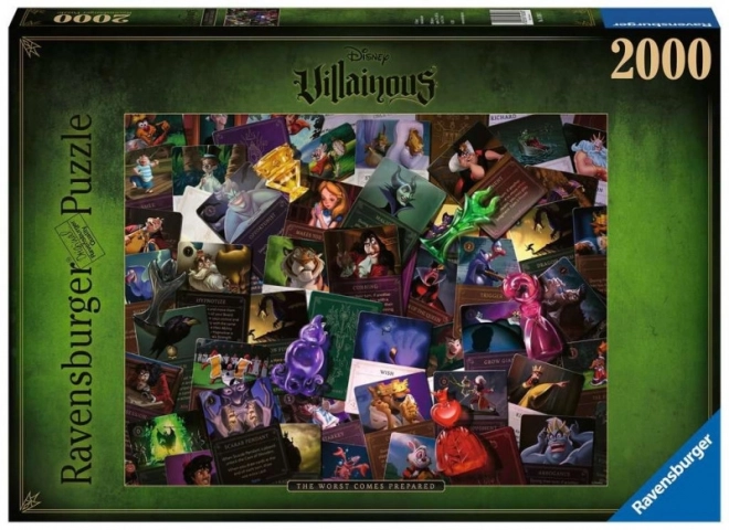 2D puzzle 2000 prvků Villainous. Všichni padouši