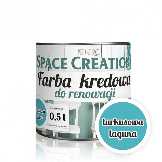 Space Creation Intenzivní tyrkysová laguna renovační barva 0,5l