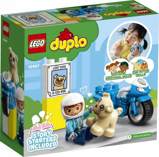 LEGO Duplo 10967 Policejní motorka