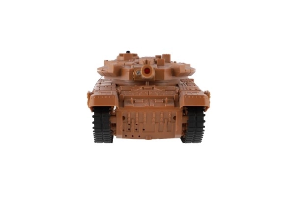 RC tank na dálkové ovládání se zvukem a světlem - 2 kusy