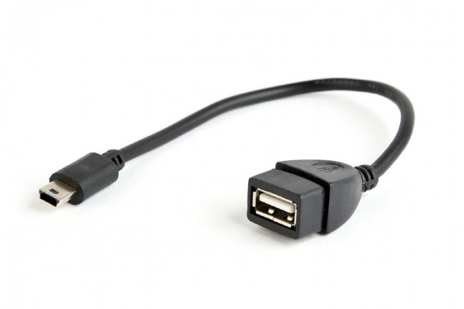 OTG USB Mini BM -> USB AF kabel 15cm