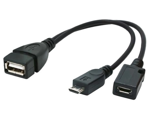 USB micro OTG kabel s adaptérem