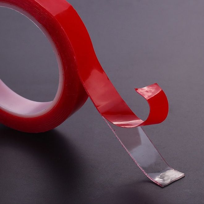 Oboustranná akrylová montážní páska transparentní silná 6 mm x 3 m