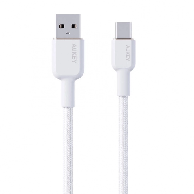 Kabel Aukey CB-NAC1 USB-A na USB-C 1 m (bílý)