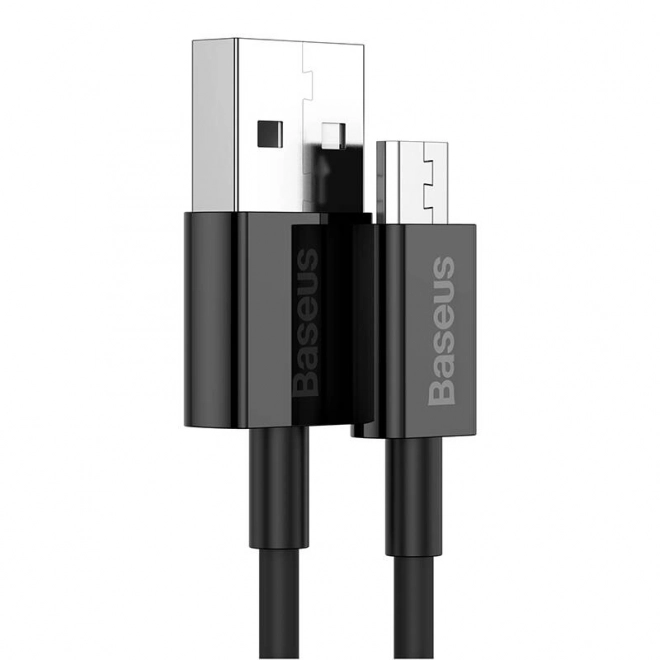 Kabel Baseus Superior Series USB na micro USB, 2A, 1m (černý)