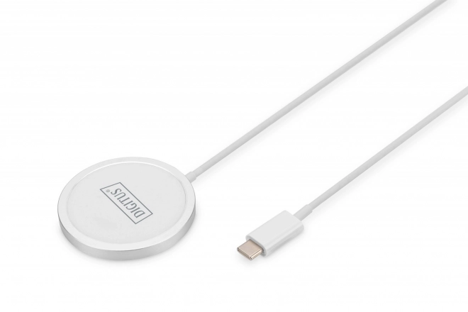 15W bezdrátová indukční nabíječka MagSafe 1m USB-C Bílá