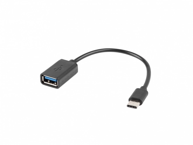 Adaptér USB C(M)-USB-A (F)2.0.15M OTG černý