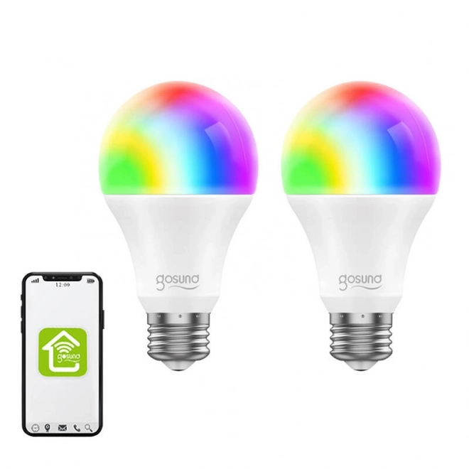 Chytrá žárovka LED WB4 (2-pack) Gosund (RGB) E27 Tuya