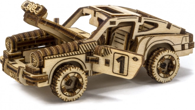 Wooden City 3D puzzle Superfast Rally Car č.4