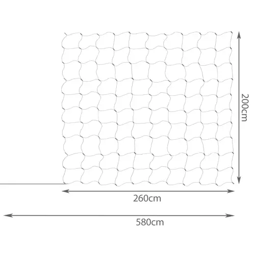 Světelný závěs 160 LED USB - studená bílá