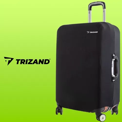 Trizand 23839 Obal na cestovní kufr M 62 x 43 x 27 cm černý