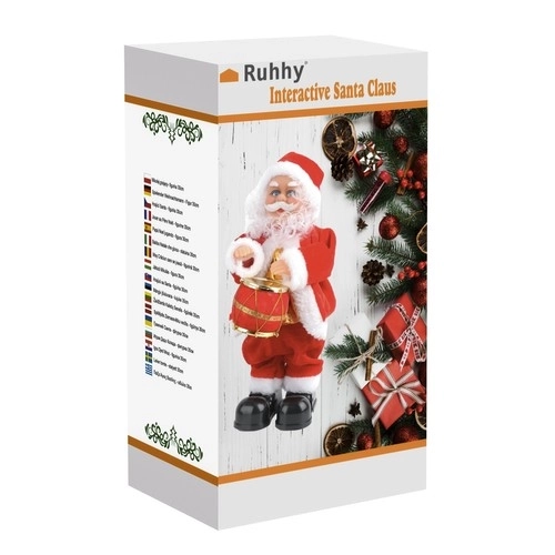 Santa Claus hrající figurka 30cm Ruhhy 22162