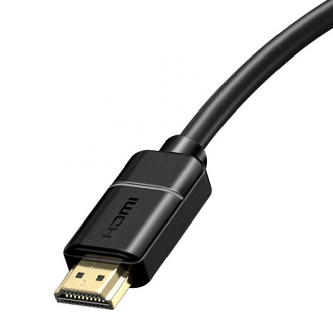 Baseus 2x kabel HDMI 2.0 4K 60Hz, 3D, HDR, 18 Gb/s, 3 m (černý)