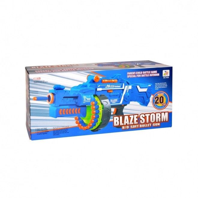 Rotační kulomet Blaze Storm Exekutor 52cm + 40 nábojů NERF