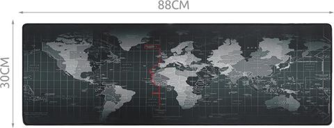 Podložka pod myš a klávesnici XXL - mapa světa