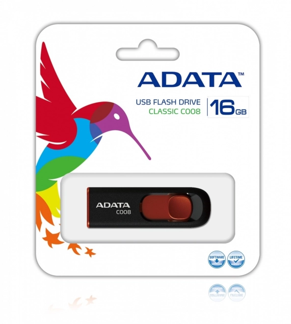 DashDrive Classic C008 16GB USB2.0 černý/červený