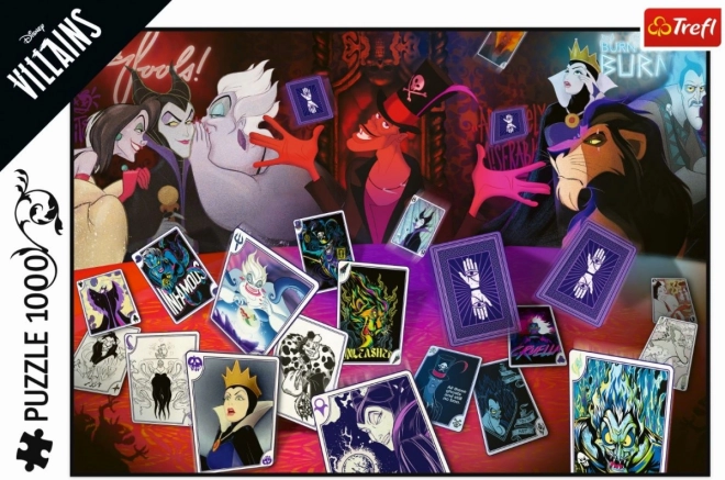 Puzzle 1000 prvků Disney Villains Hodně štěstí