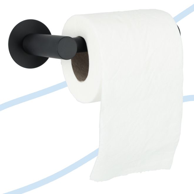 Držák toaletního papíru Loft černý WC