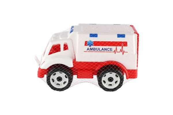 Bílé plastové autíčko ambulance