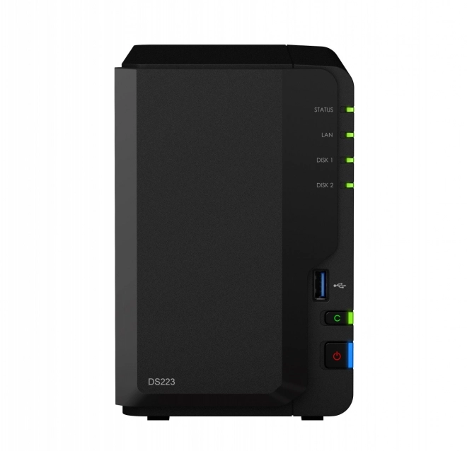 NAS DS223 2x0HDD 2GB 4x1,7Ghz 1xGbE 3xUSB