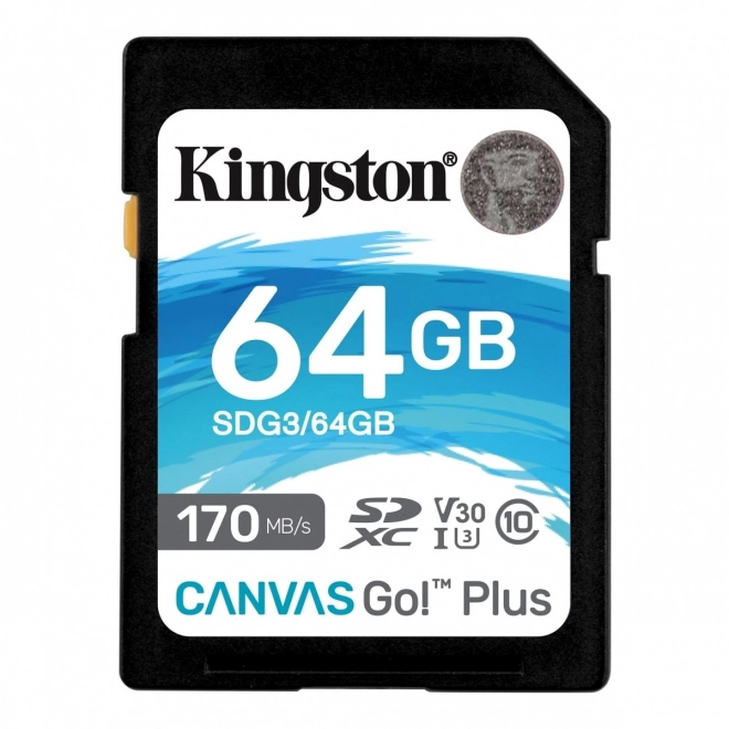 Paměťová karta SD 64GB Canvas Go Plus 170/70MB/s CL10 U3 V30